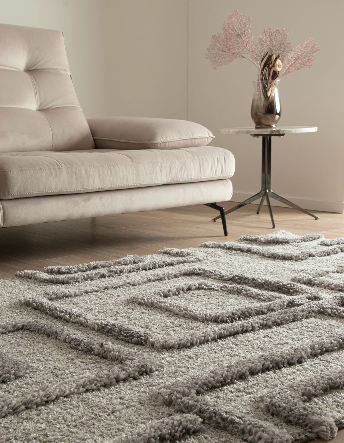 Rechteck Teppich Thun Artem in Grau von Hadorn™ - Lifestyle Image