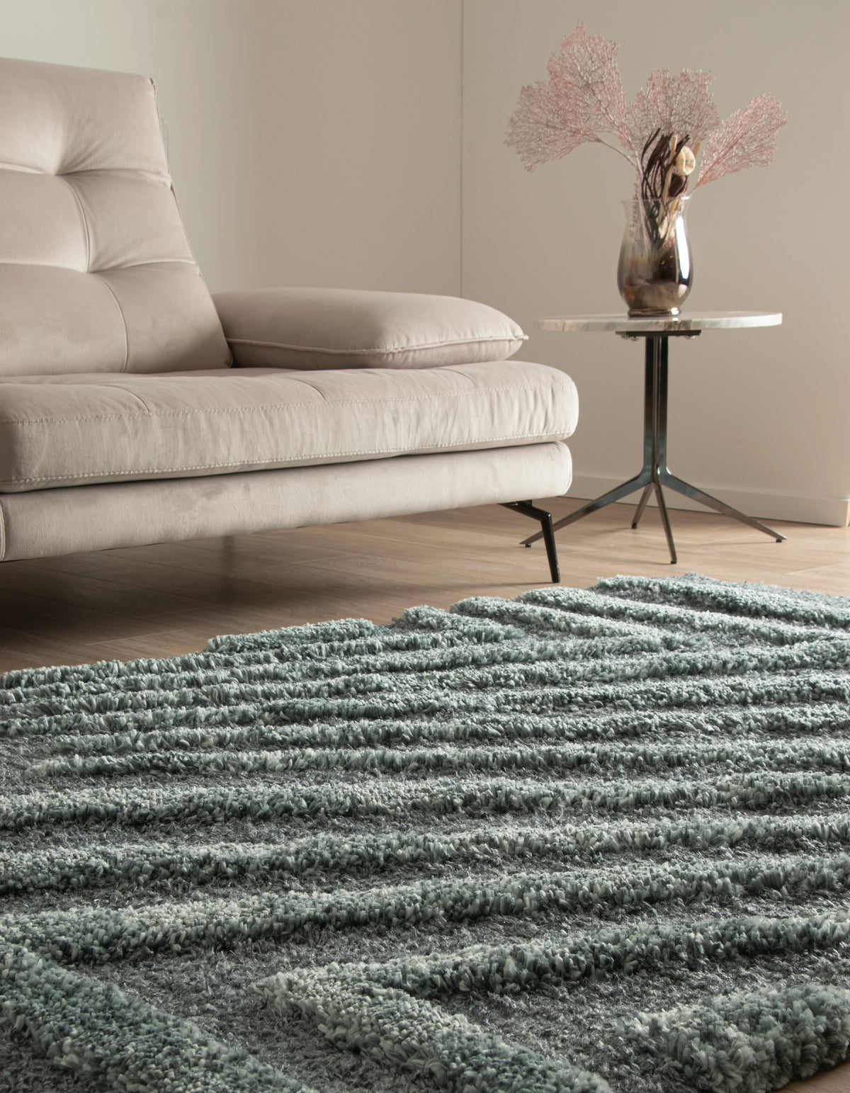 Rechteck Teppich Thun Avis in Blau von Hadorn™ - Lifestyle Image