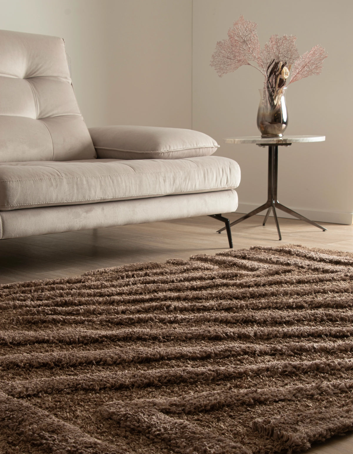 Rechteck Teppich Thun Avis in Braun von Hadorn™ - Lifestyle Image