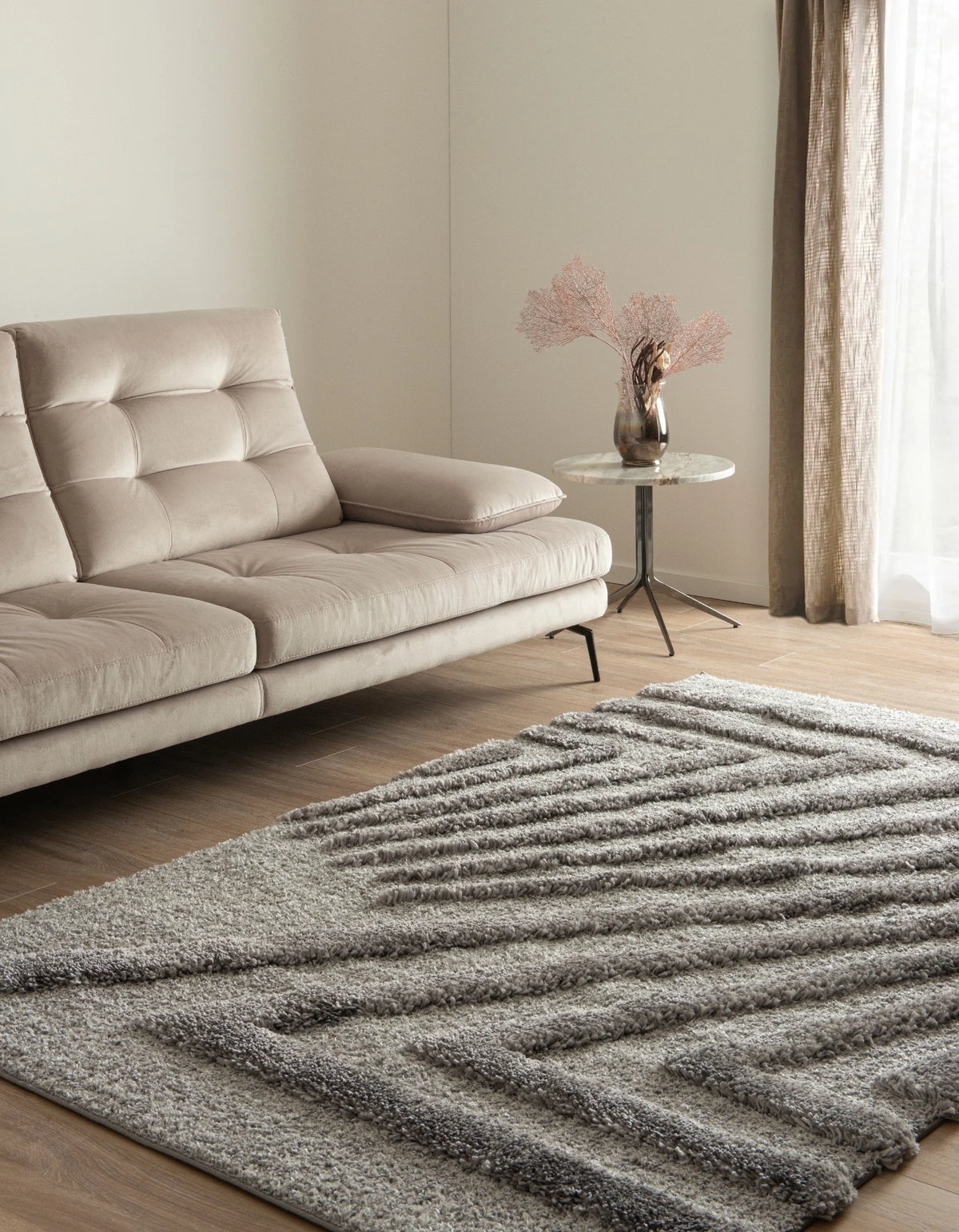 Rechteck Teppich Thun Avis in Grau von Hadorn™ - Lifestyle Image
