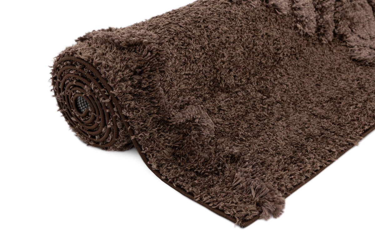 Rechteck Teppich Thun Scutum in Braun von Hadorn™ - Lifestyle Image