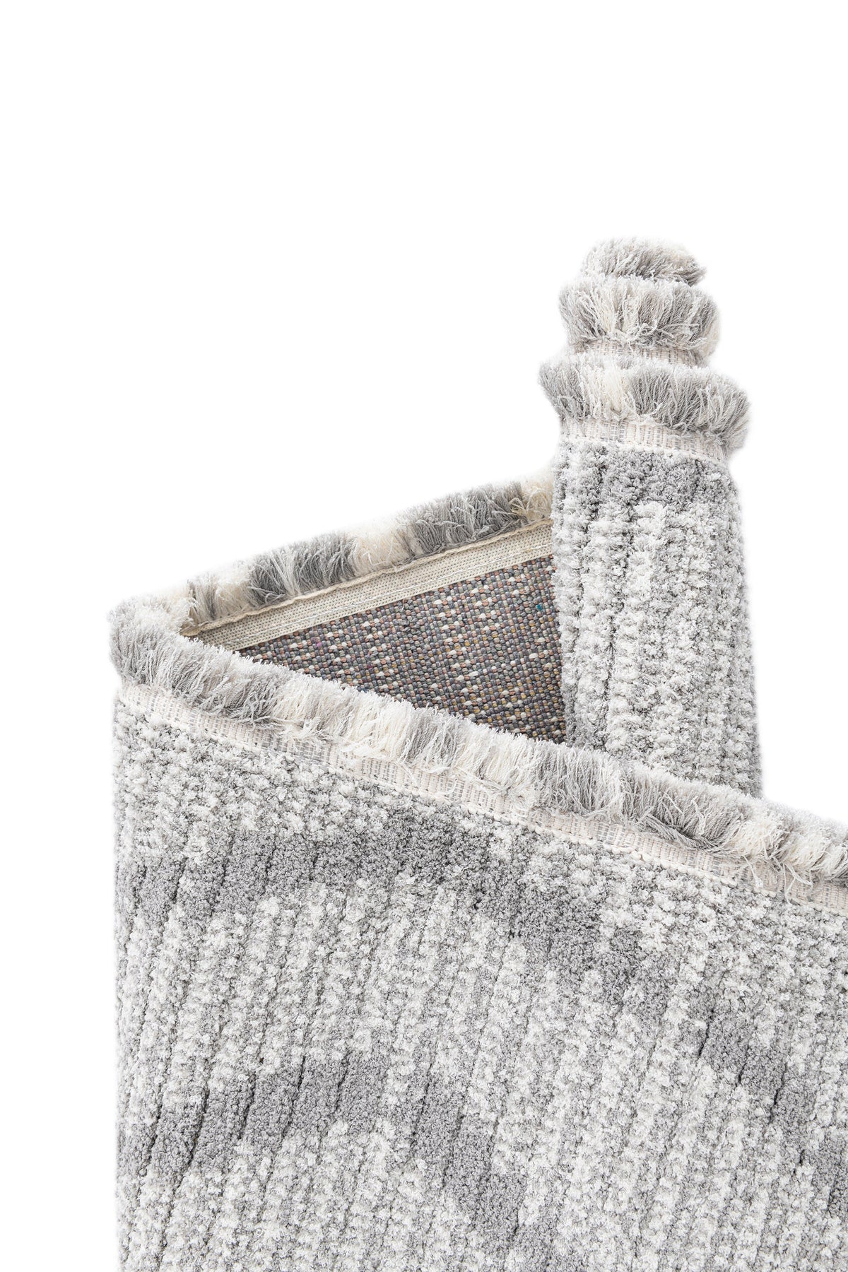 Rechteck Teppich St. Gallen Folklore in Grau von Hadorn™ - Lifestyle Image