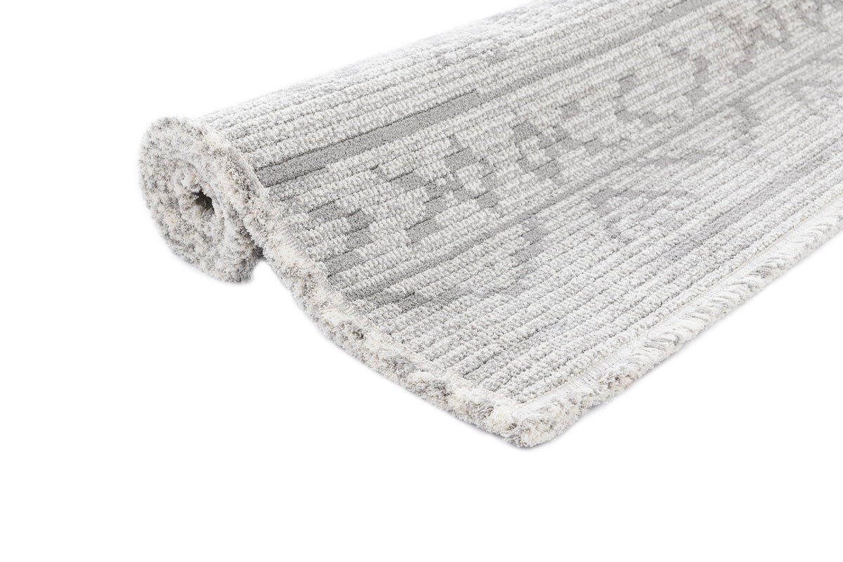 Läufer Teppich St. Gallen Folklore in Grau von Hadorn™ - Lifestyle Image