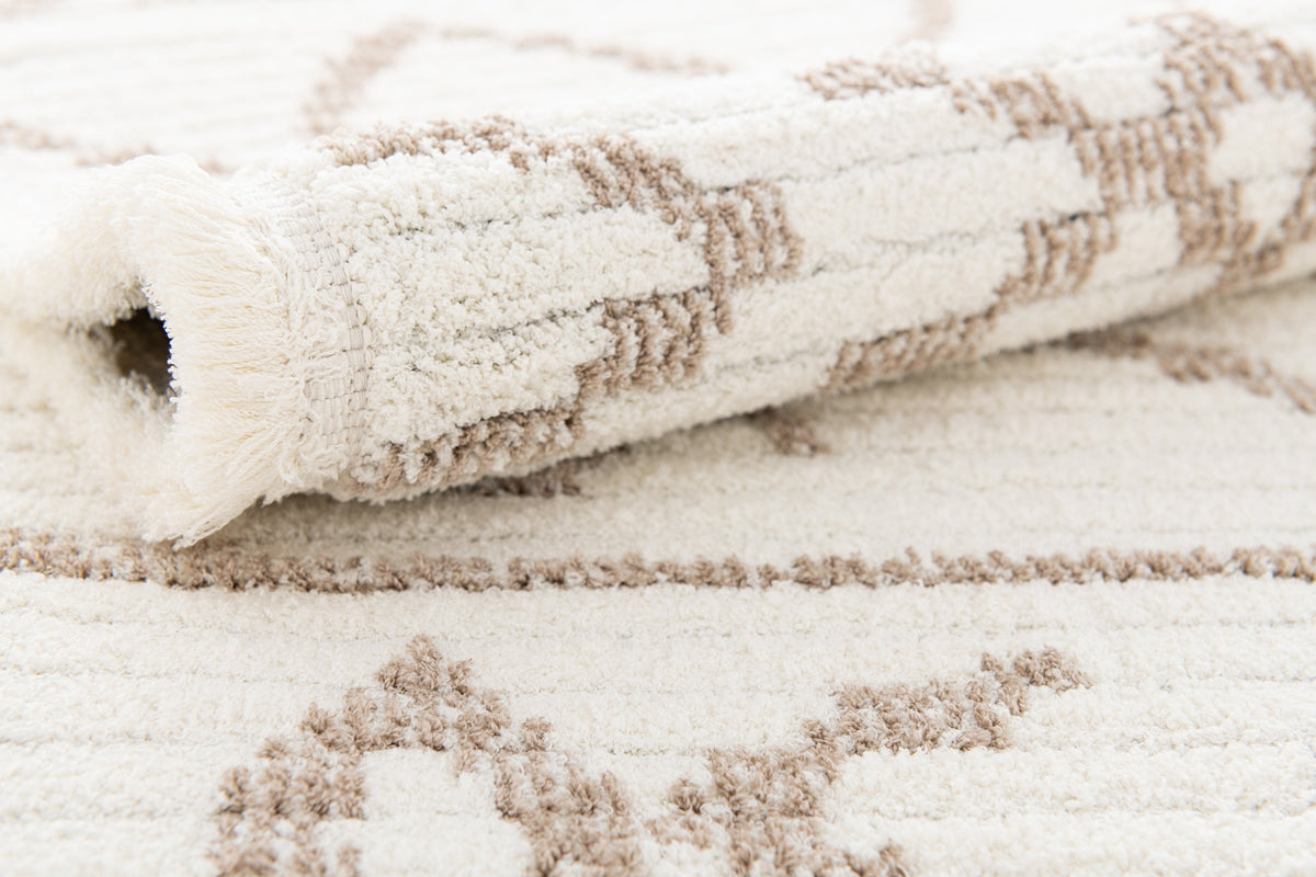 Rechteck Teppich St. Gallen Folklore in Weiss von Hadorn™ - Lifestyle Image