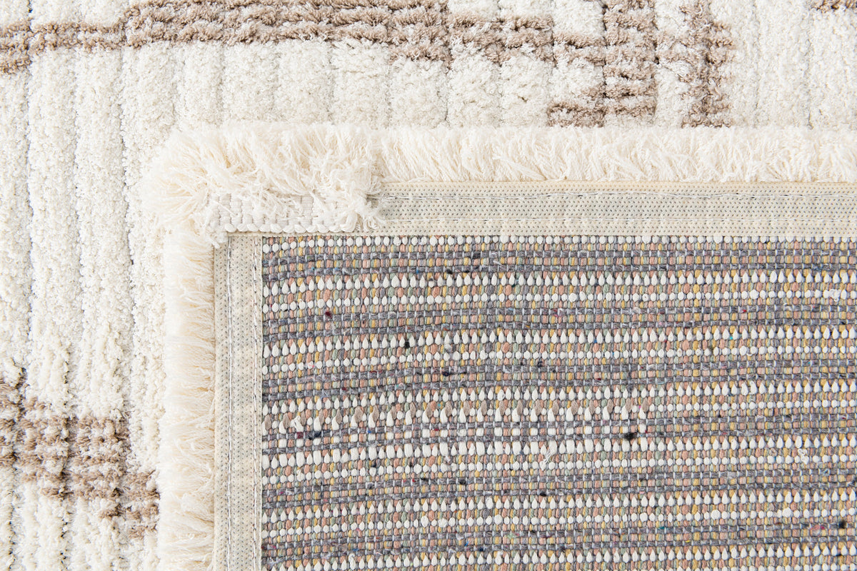 Rechteck Teppich St. Gallen Folklore in Weiss von Hadorn™ - Lifestyle Image