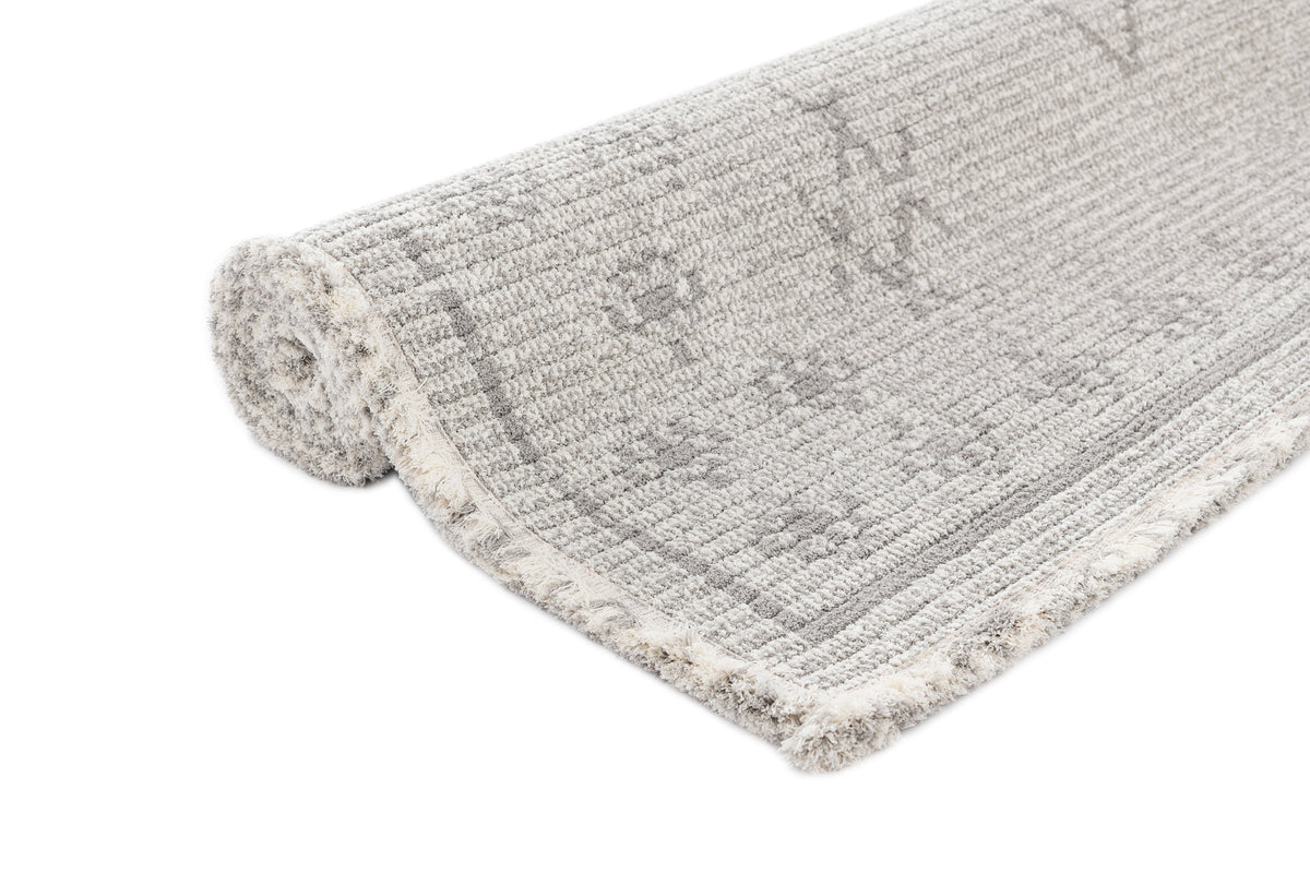 Läufer Teppich St. Gallen Folklore in Grau von Hadorn™ - Lifestyle Image