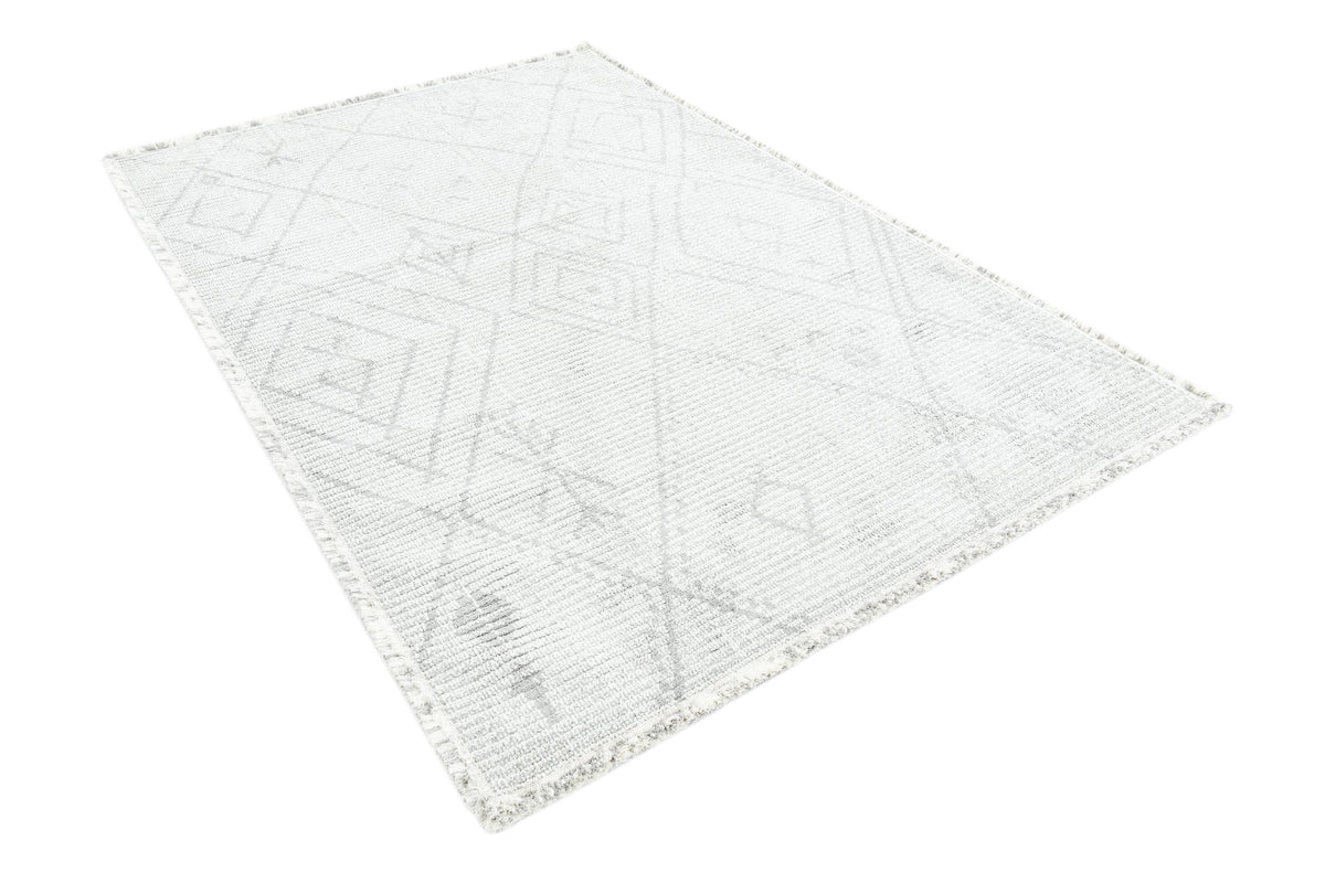 Rechteck Teppich St. Gallen Folklore in Grau von Hadorn™ - Lifestyle Image