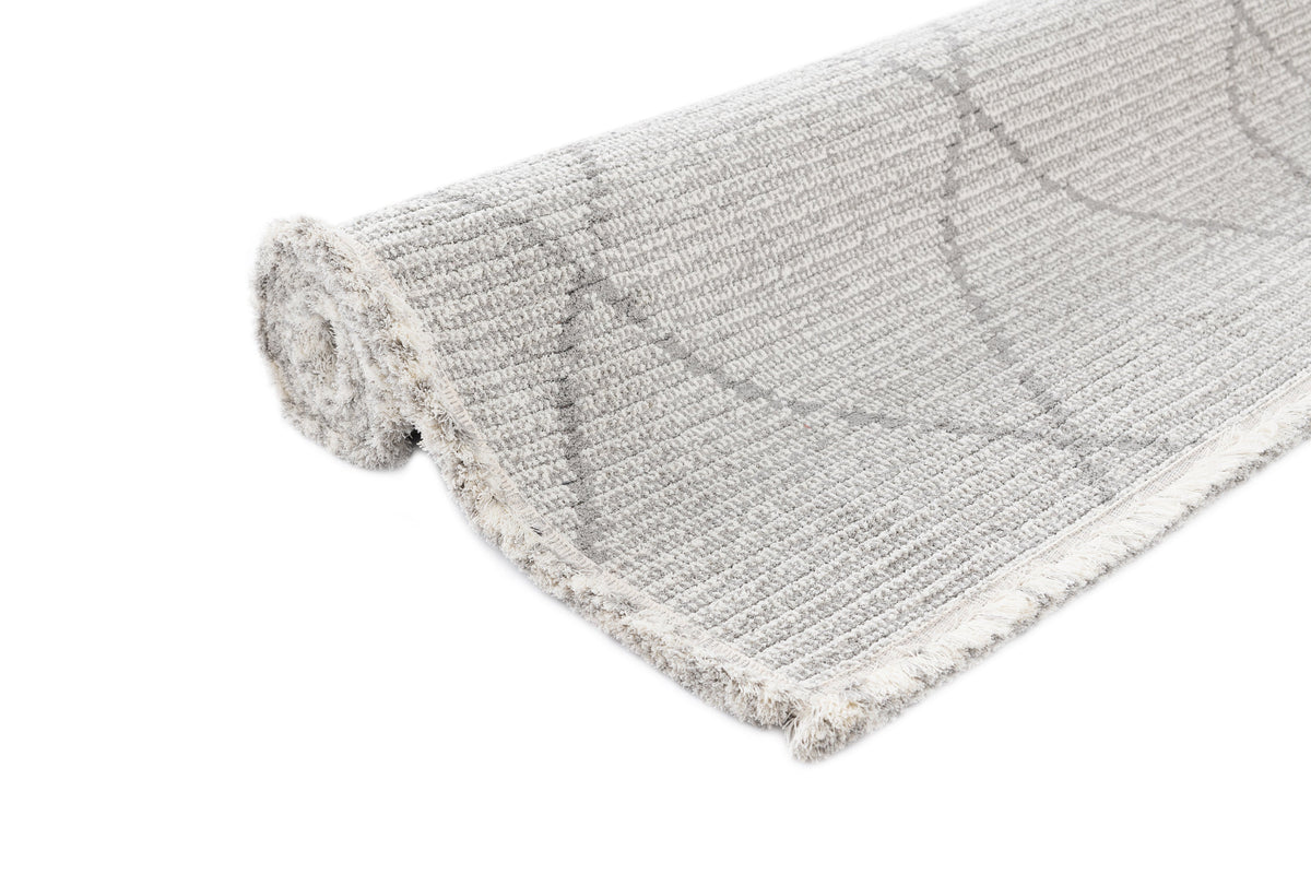 Läufer Teppich St. Gallen Folklore in Grau von Hadorn™ - Lifestyle Image