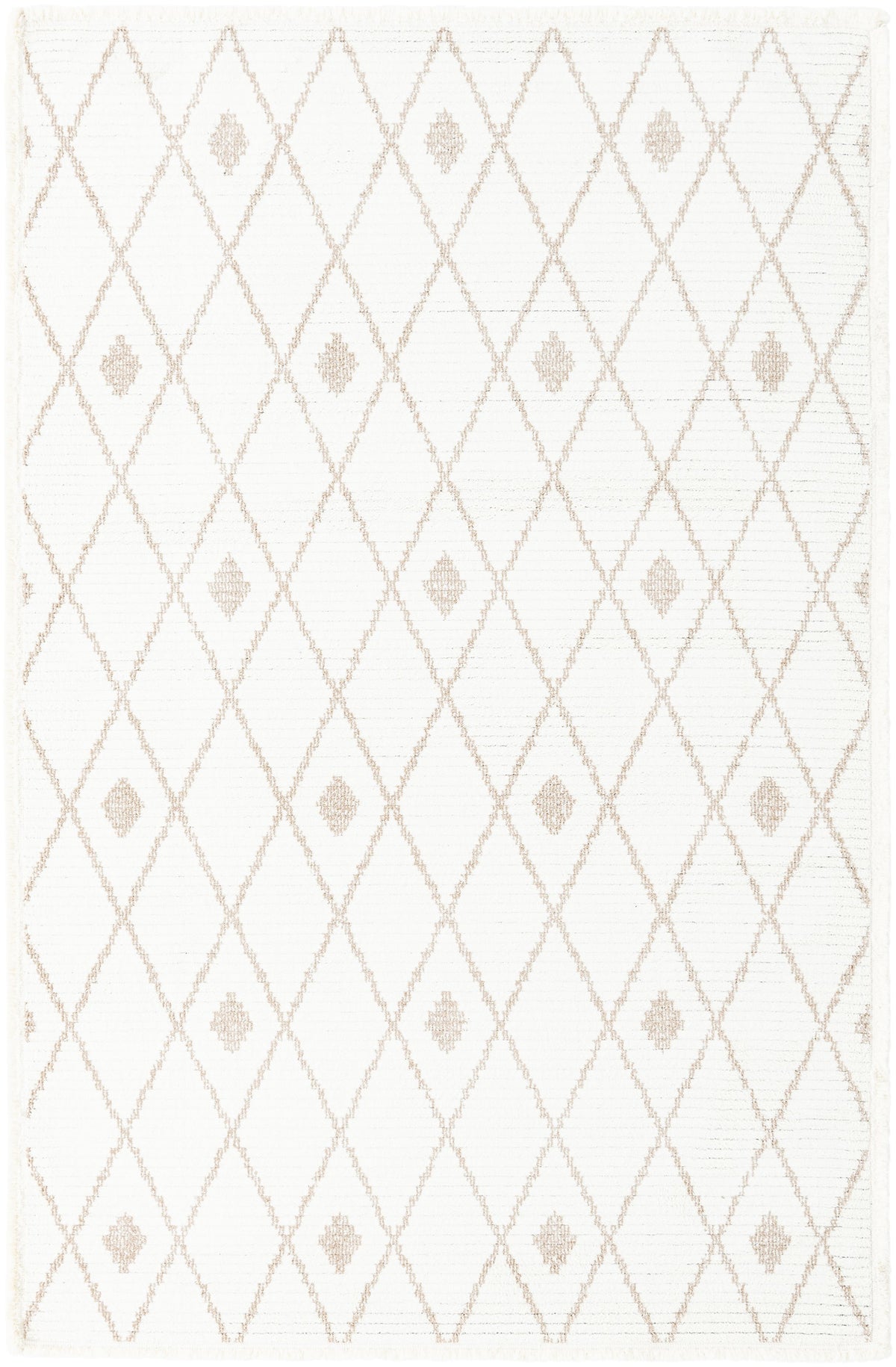 Rechteck Teppich St. Gallen Folklore in Weiss von Hadorn™ - Lifestyle Image