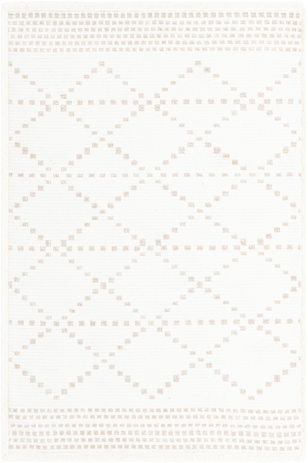 Rechteck Teppich St. Gallen Folklore in Weiss von Hadorn™ - Lifestyle Image