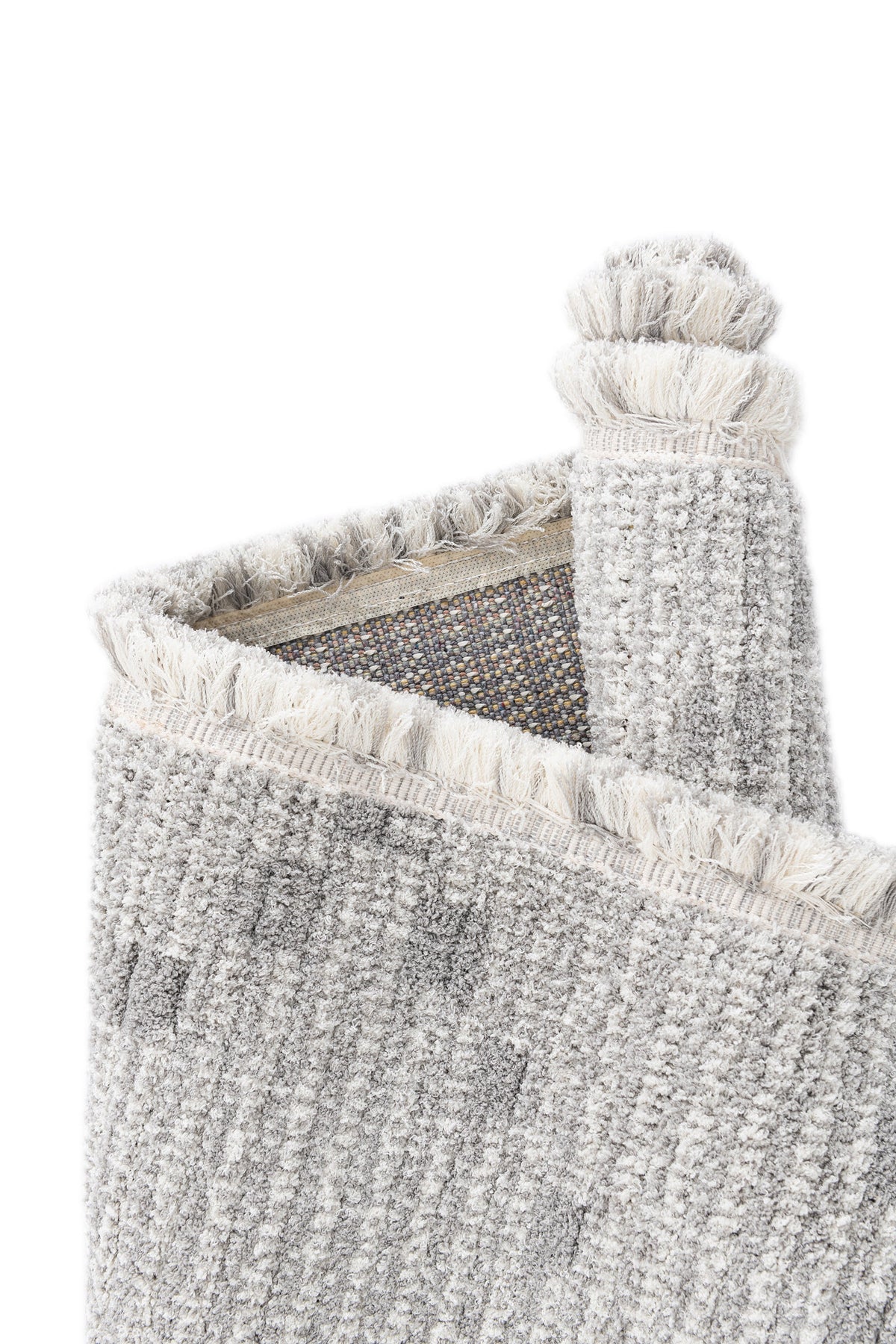 Rechteck Teppich St. Gallen Folklore in Grau von Hadorn™ - Lifestyle Image