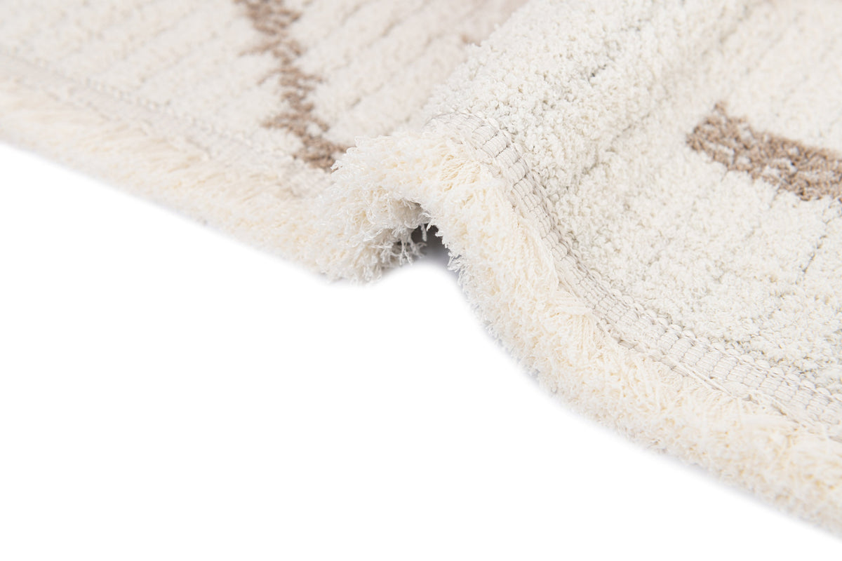 Läufer Teppich St. Gallen Folklore in Weiss von Hadorn™ - Lifestyle Image