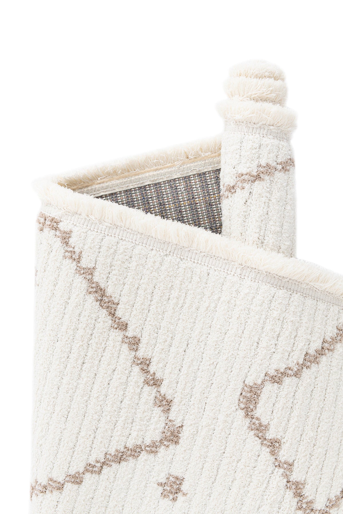 Rechteck Teppich St. Gallen Folklore in Weiss von Hadorn™ - Lifestyle Image