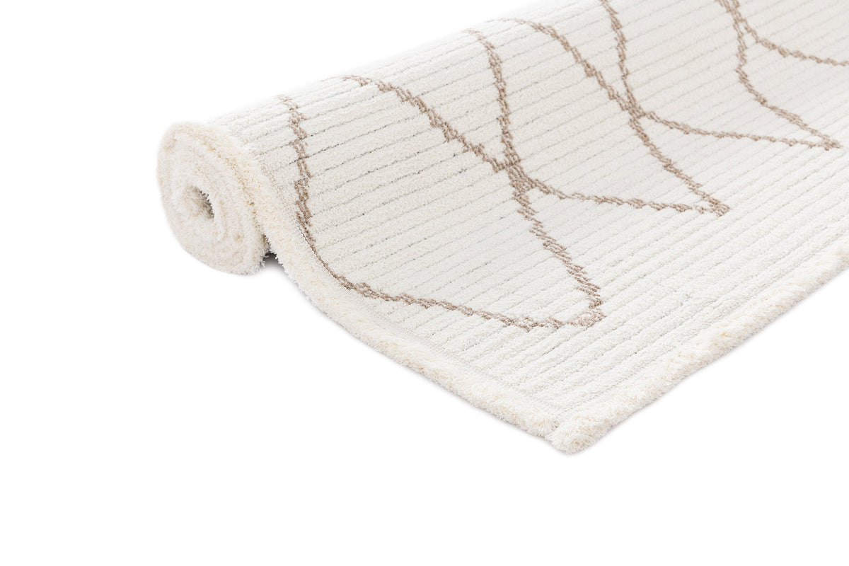 Läufer Teppich St. Gallen Folklore in Weiss von Hadorn™ - Lifestyle Image