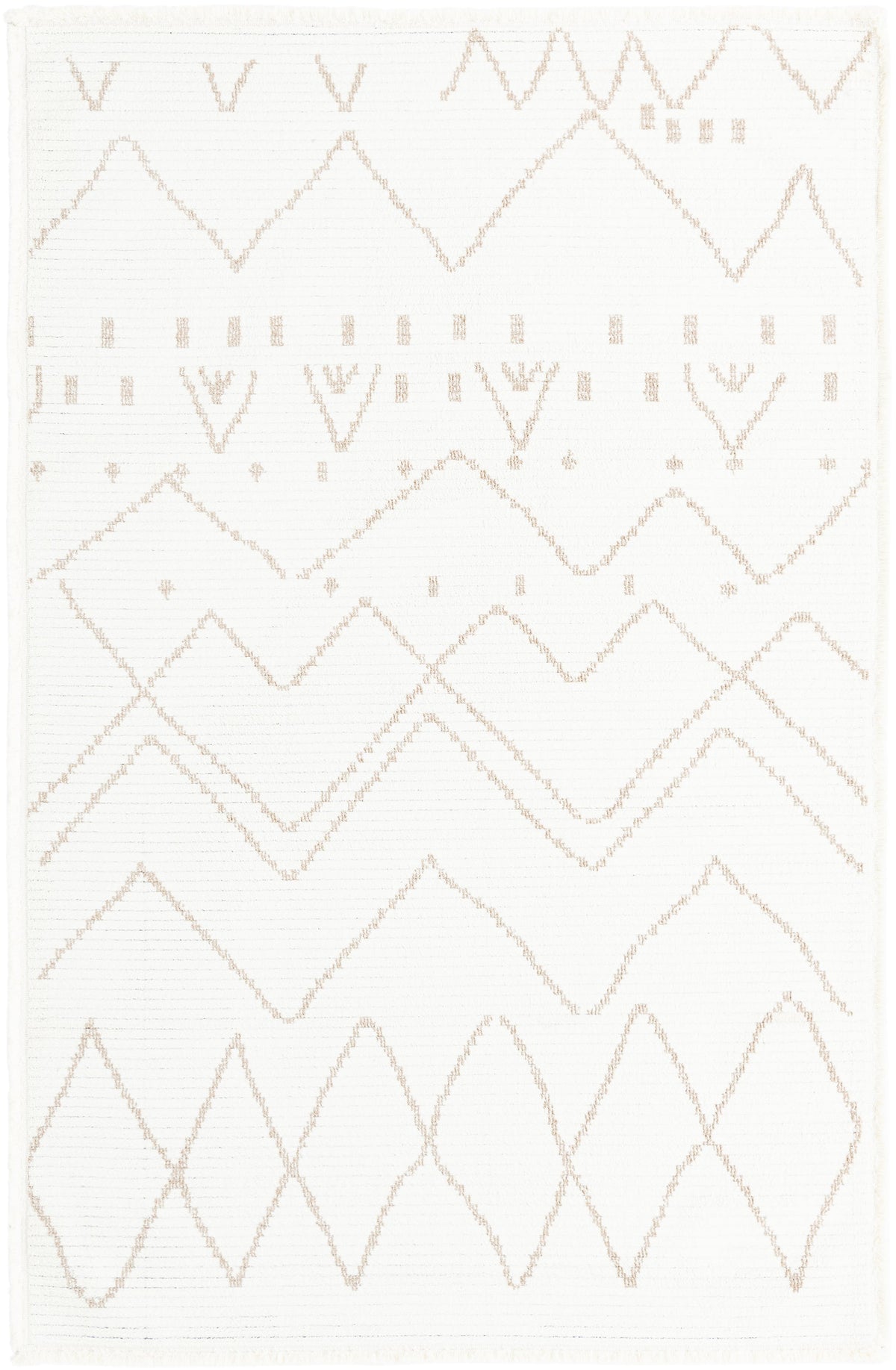 Rechteck Teppich St. Gallen Folklore in Weiss von Hadorn™ - Lifestyle Image