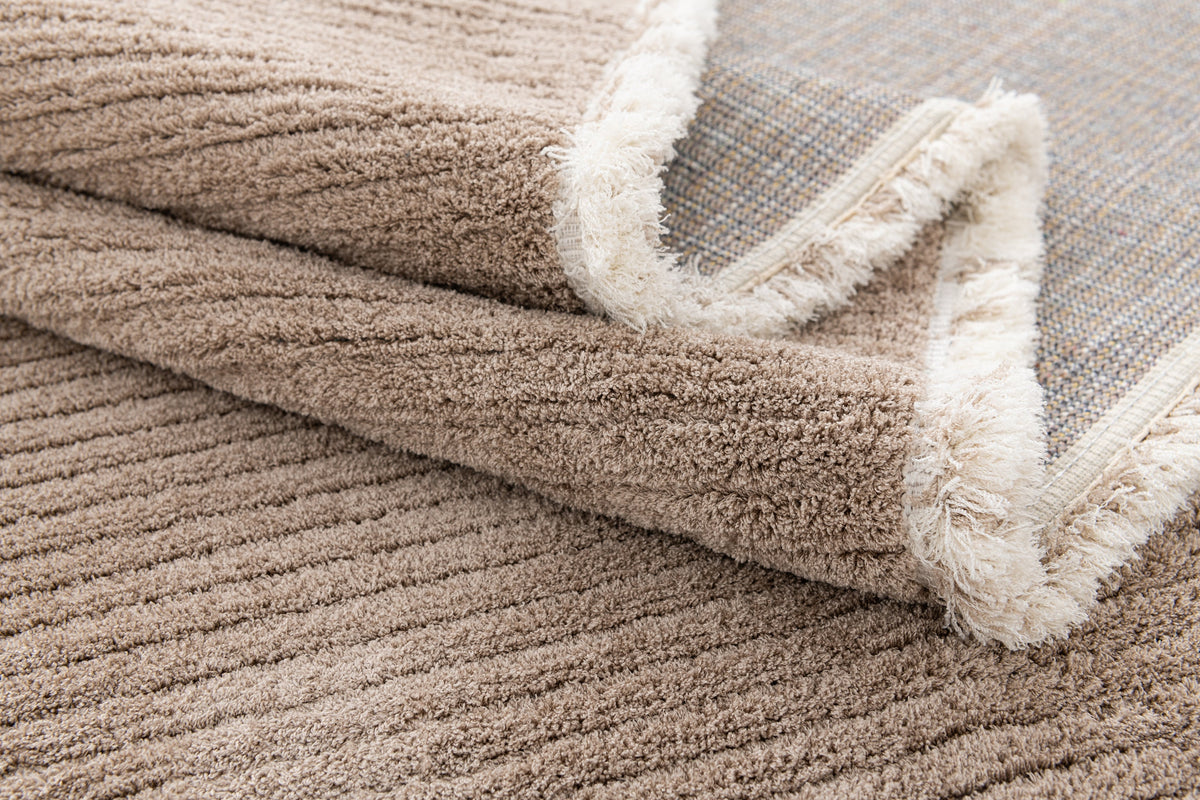 Läufer Teppich St. Gallen Solid in Braun von Hadorn™ - Lifestyle Image