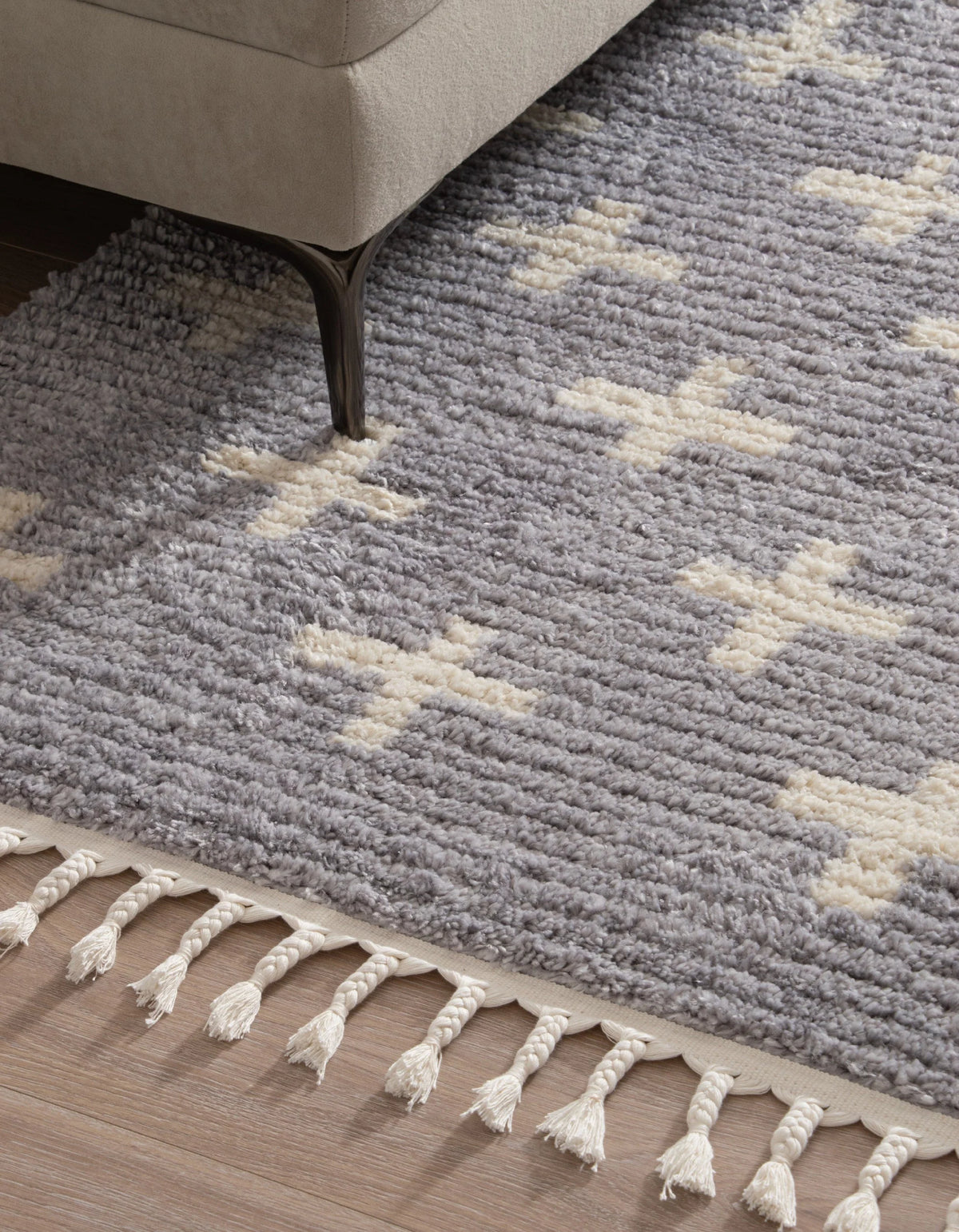 Rechteck Teppich Frauenfeld Rood in Grau von Hadorn™ - Lifestyle Image