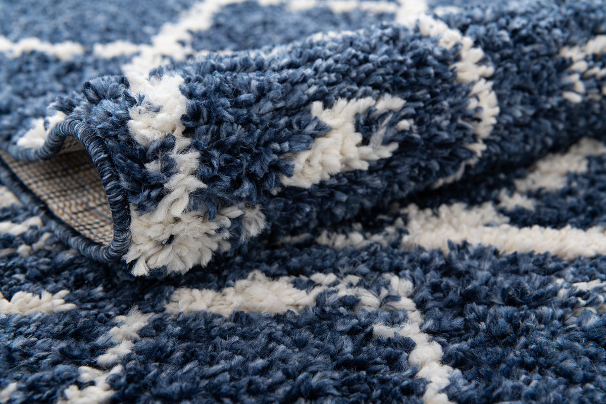 Läufer Teppich Frauenfeld Diamond in Blau von Hadorn™ - Lifestyle Image