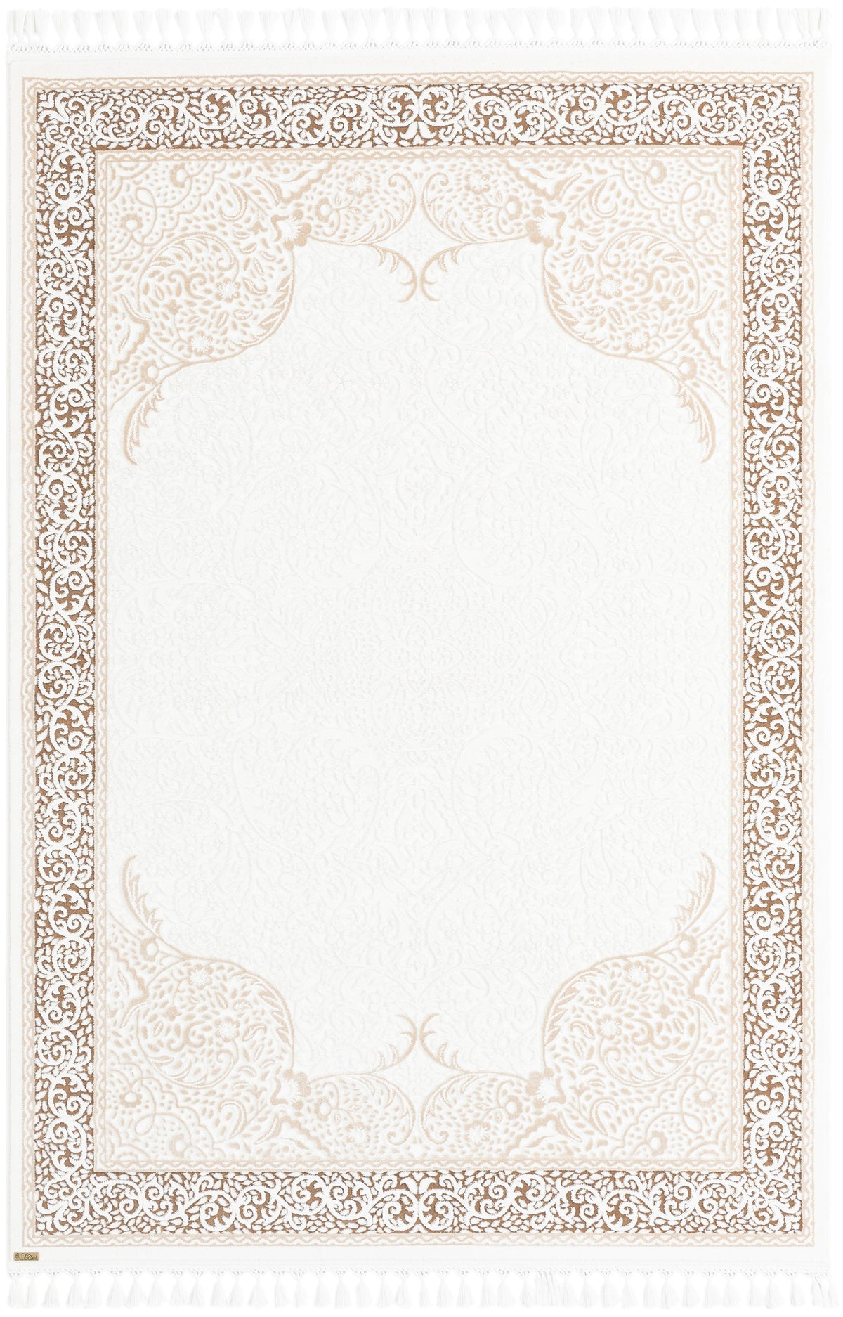 Rechteck Luxus Teppich Arosa in Weiss von Hadorn™ - Lifestyle Image