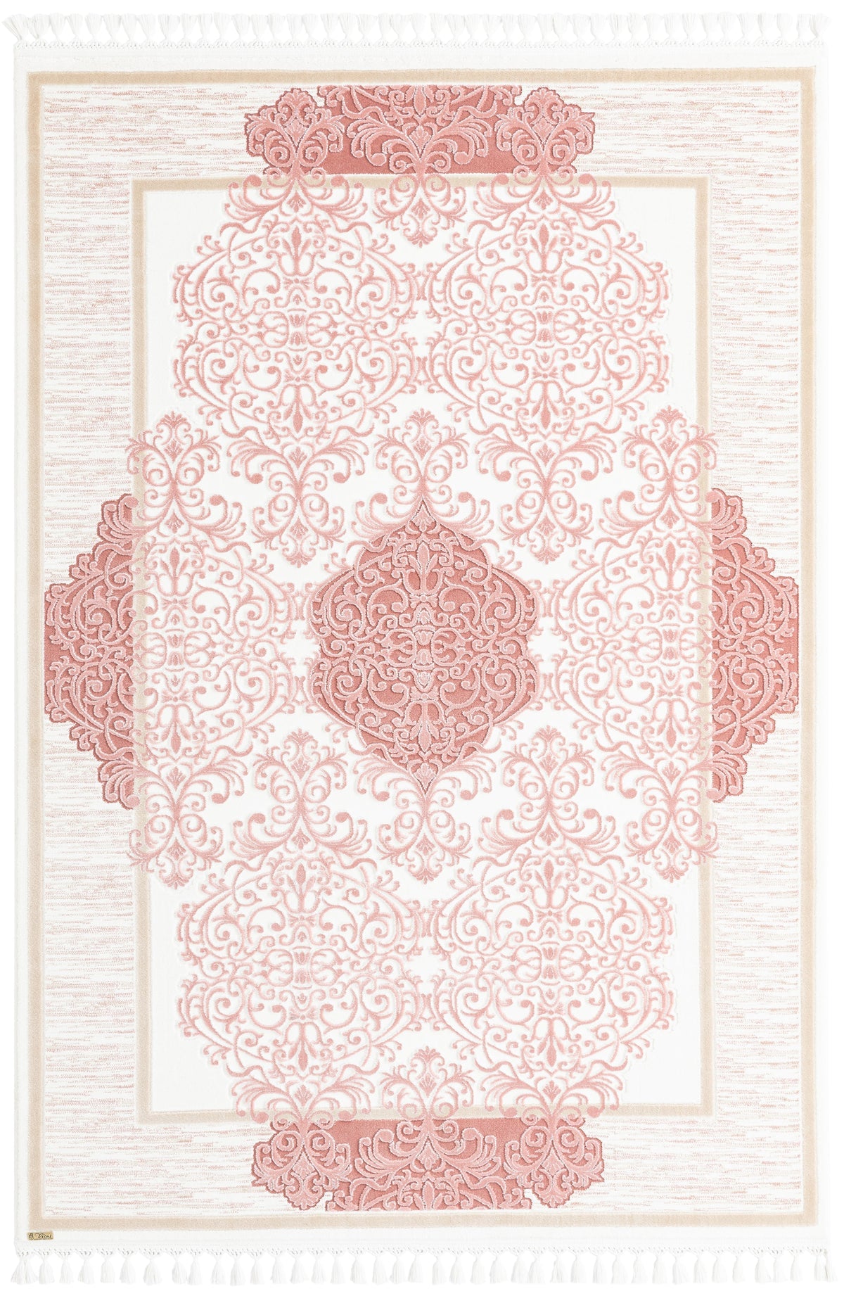 Rechteck Luxus Teppich Arosa in Rosa von Hadorn™ - Lifestyle Image