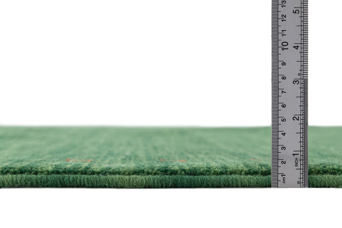 Rund Teppich Emmen in Grün von Hadorn™ - Lifestyle Image