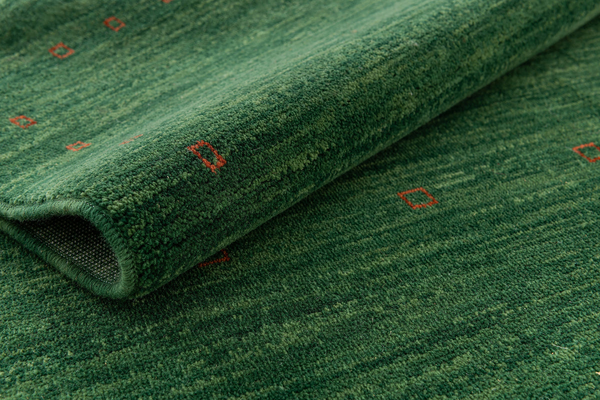 Rund Teppich Emmen in Grün von Hadorn™ - Lifestyle Image