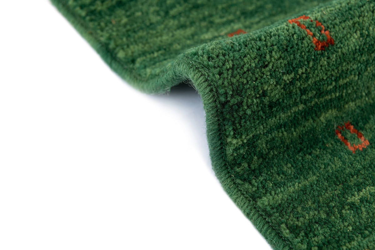 Rund Teppich Emmen in Grün von Hadorn™ - Lifestyle Image