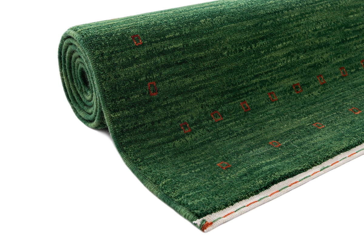 Rund Teppich Emmen in Grün von Hadorn™ - Lifestyle Image