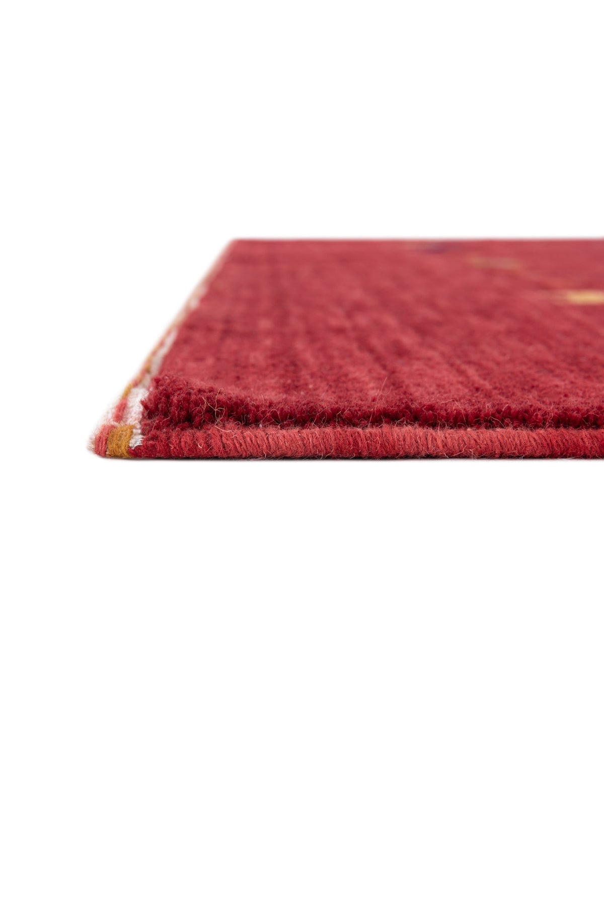 Quadratisch Teppich Emmen in Rot von Hadorn™ - Lifestyle Image