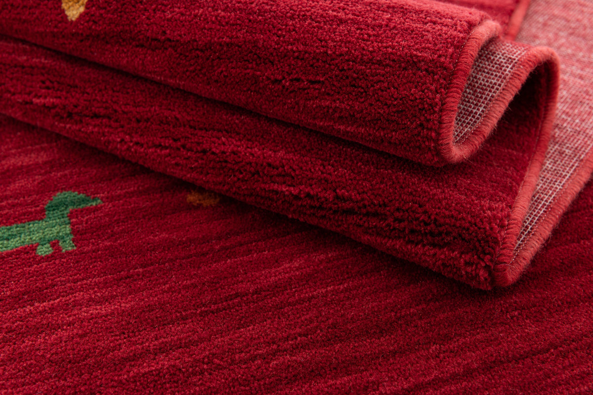 Rechteck Teppich Emmen in Rot von Hadorn™ - Lifestyle Image