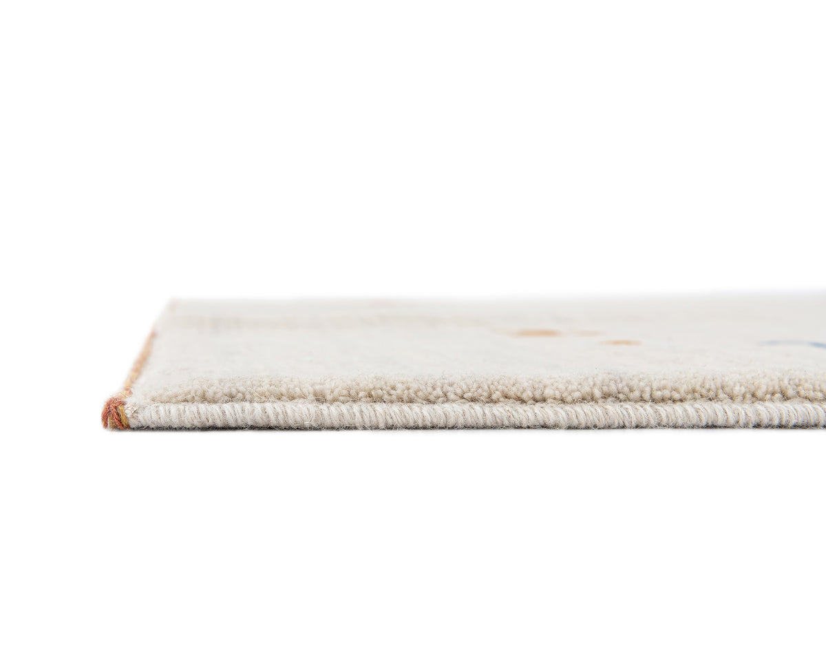 Quadratisch Teppich Emmen in Beige von Hadorn™ - Lifestyle Image