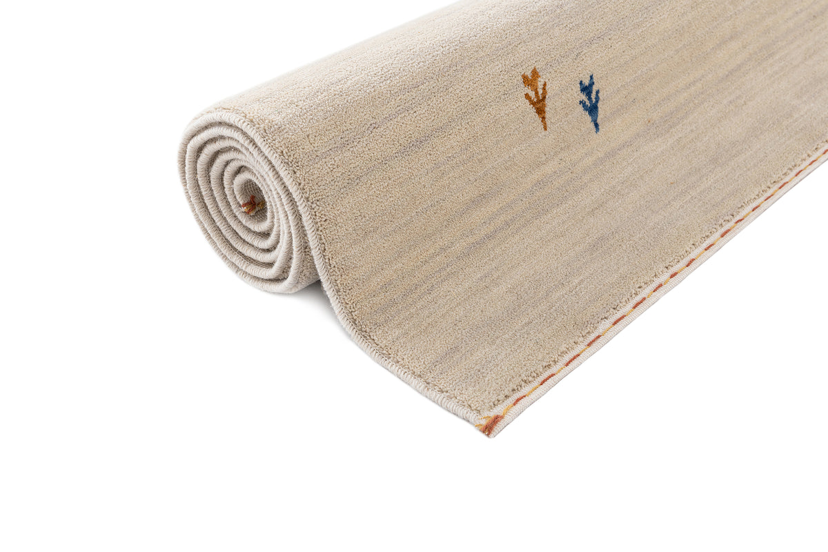 Quadratisch Teppich Emmen in Beige von Hadorn™ - Lifestyle Image