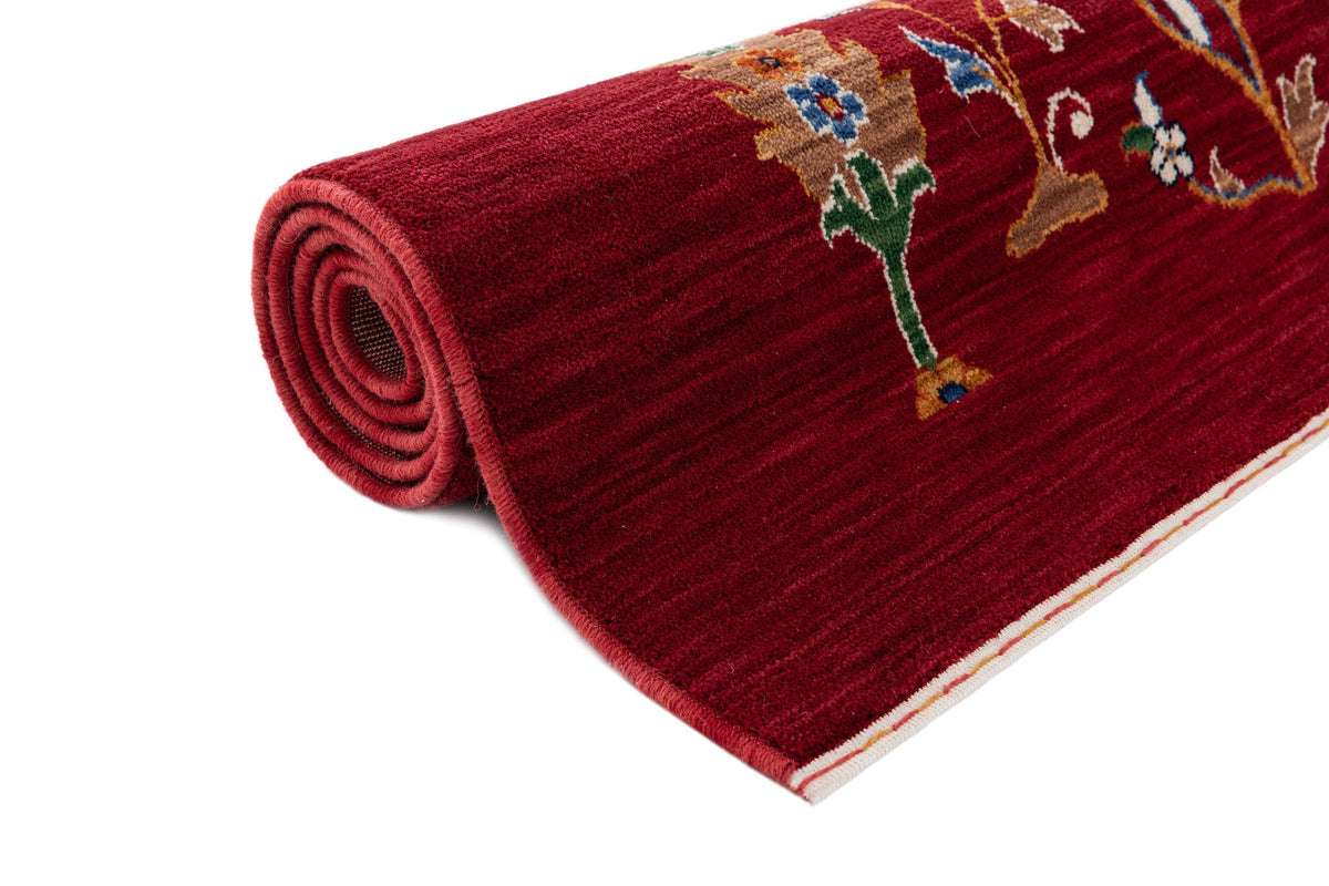 Läufer Teppich Emmen in Rot von Hadorn™ - Lifestyle Image