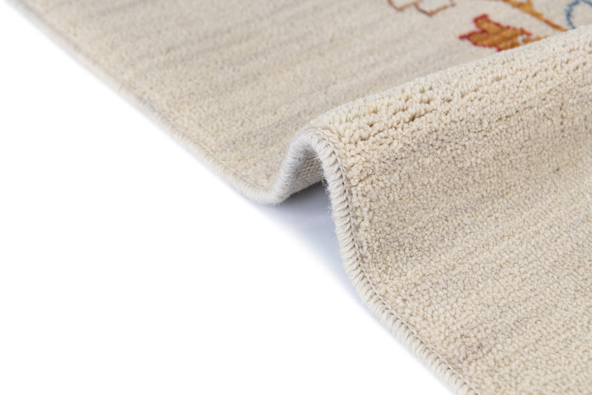 Quadratisch Teppich Emmen in Beige von Hadorn™ - Lifestyle Image