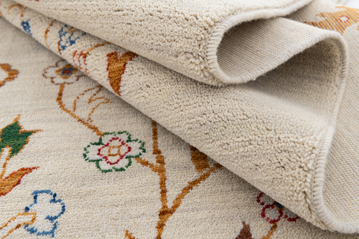 Quadratisch Teppich Emmen in Beige von Hadorn™ - Lifestyle Image