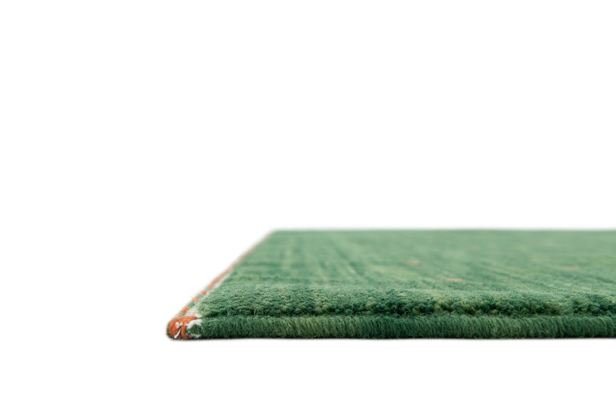 Quadratisch Teppich Emmen in Grün von Hadorn™ - Lifestyle Image