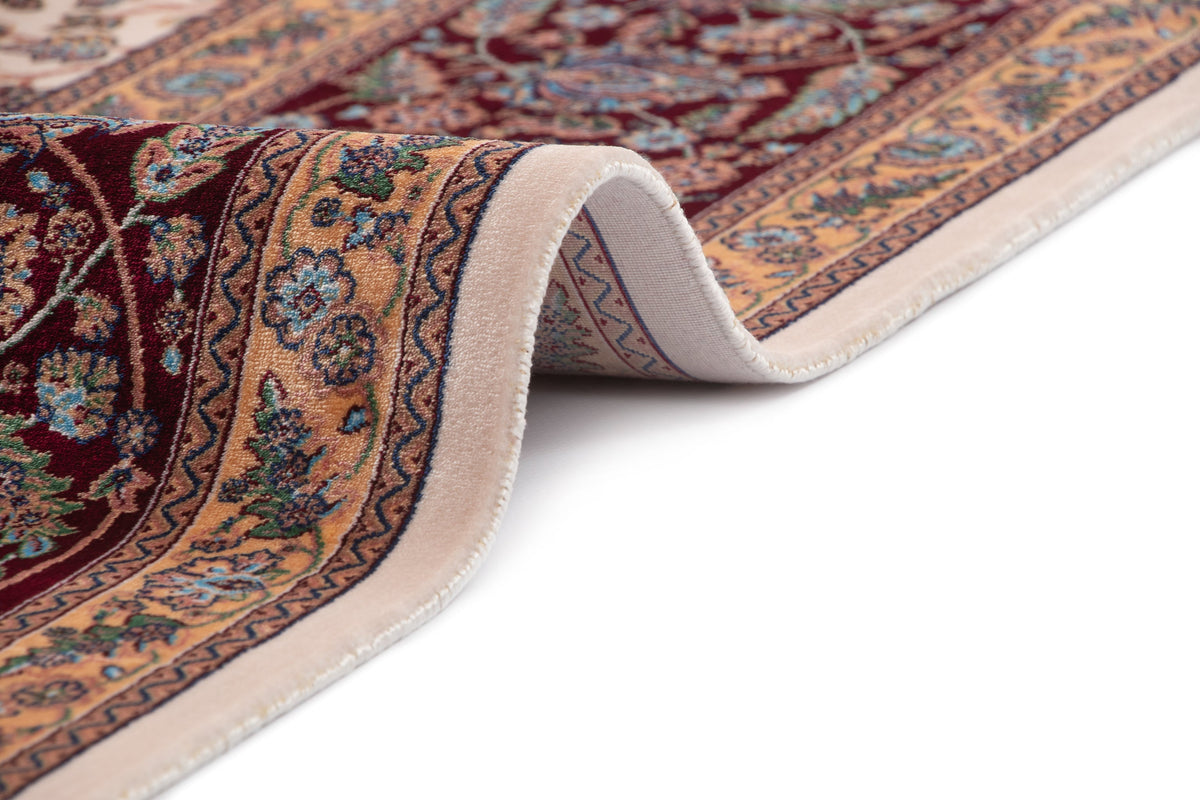Rund Teppich Kalopsia Ravi in Braun von Hadorn™ - Lifestyle Image
