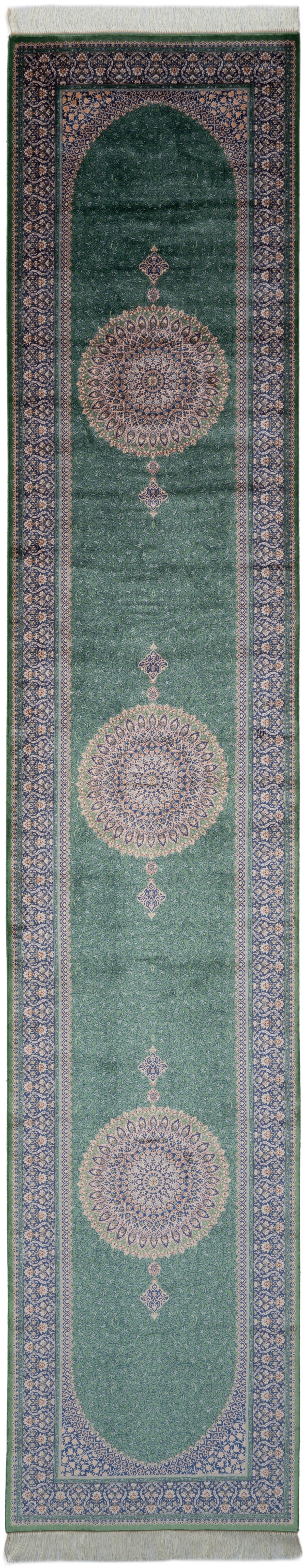 Läufer Teppich Kalopsia Malaquita in Grün von Hadorn™ - Lifestyle Image