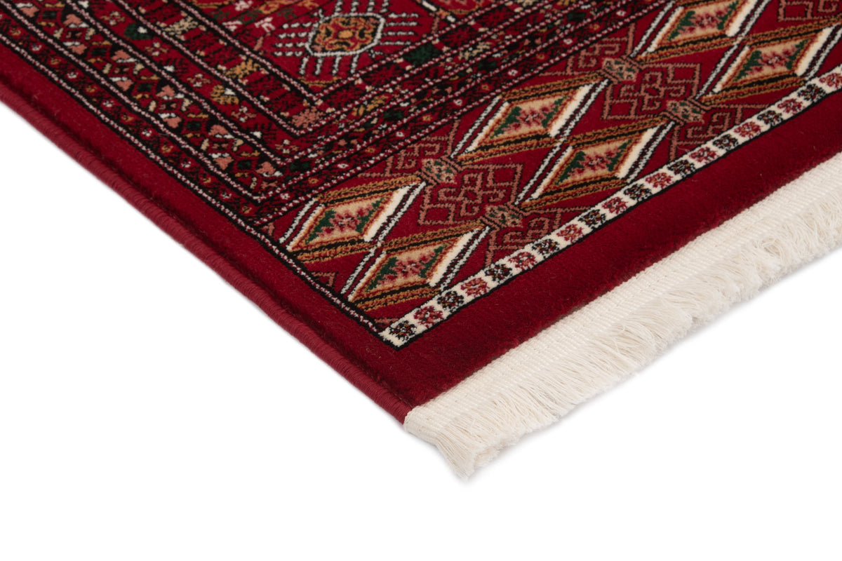 Quadratisch Teppich Sabha Welat in Rot von Hadorn™ - Lifestyle Image