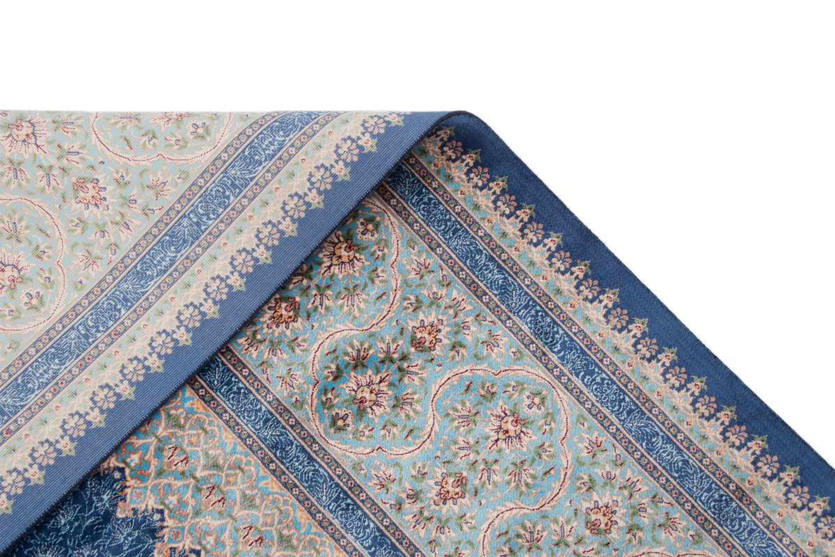 Rechteck Teppich Kalopsia Malaquita in Blau von Hadorn™ - Lifestyle Image