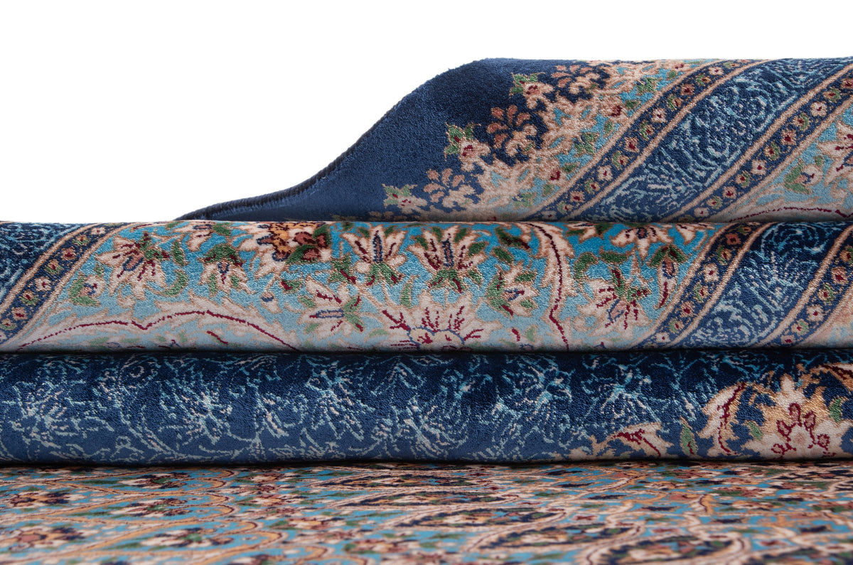 Rechteck Teppich Kalopsia Malaquita in Blau von Hadorn™ - Lifestyle Image