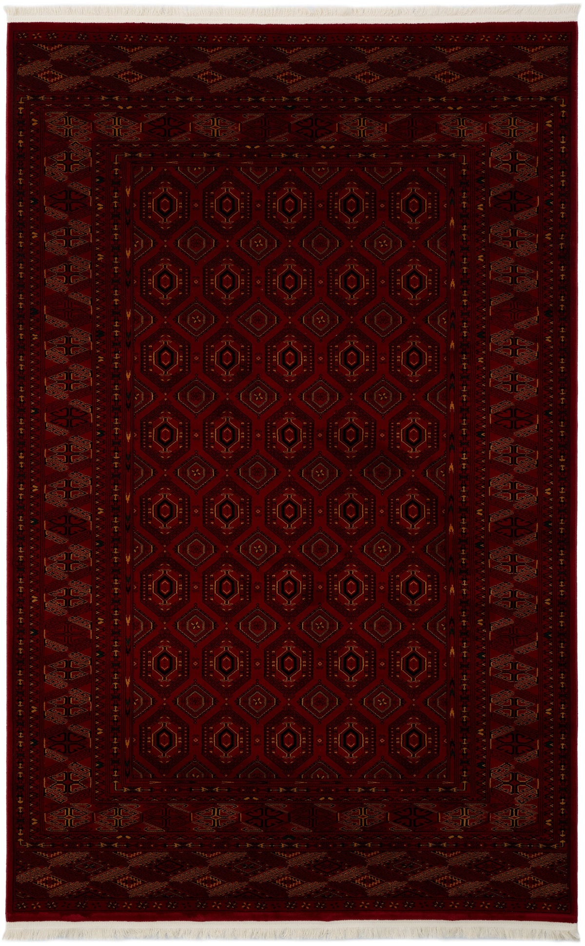 Rechteck Teppich Sabha Anam in Rot von Hadorn™ - Lifestyle Image