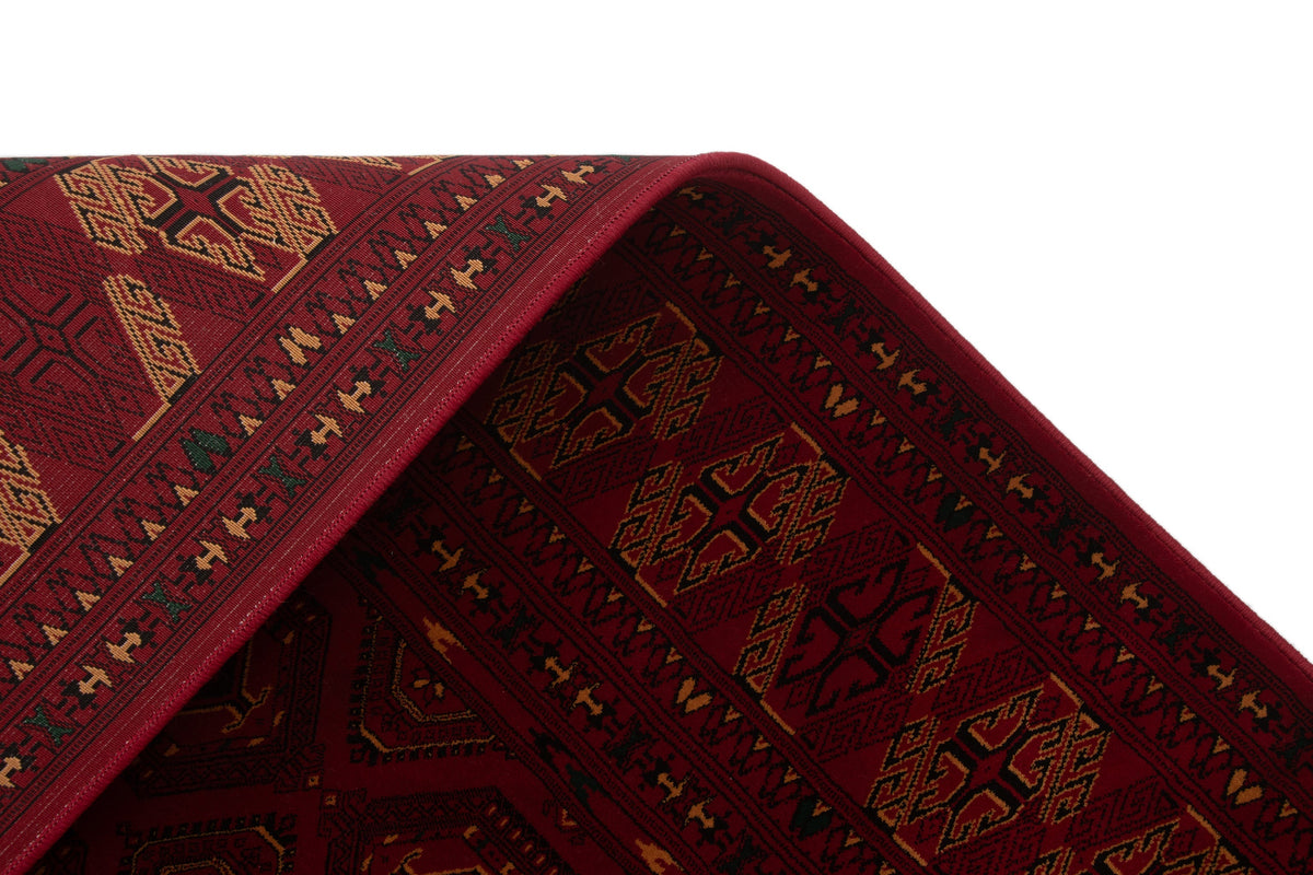 Quadratisch Teppich Sabha Anam in Rot von Hadorn™ - Lifestyle Image