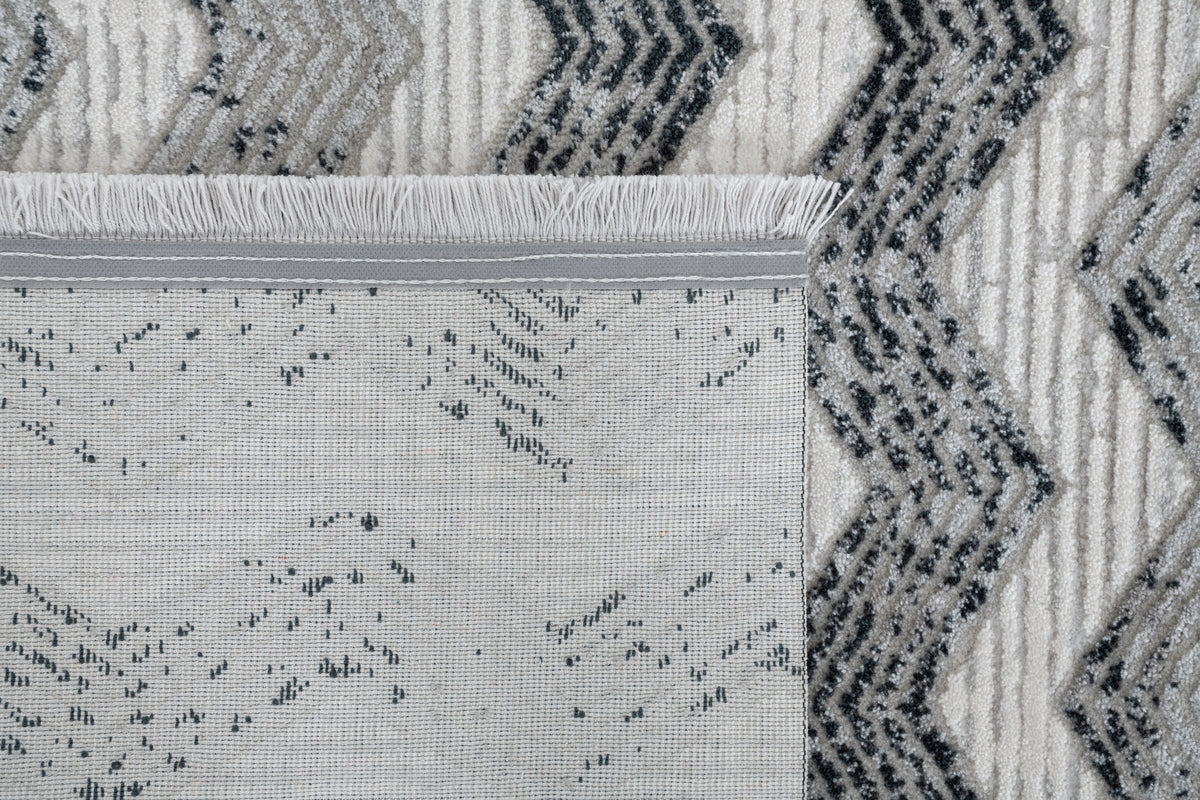 Läufer Teppich Davos Grecian in Grau von Hadorn™ - Lifestyle Image