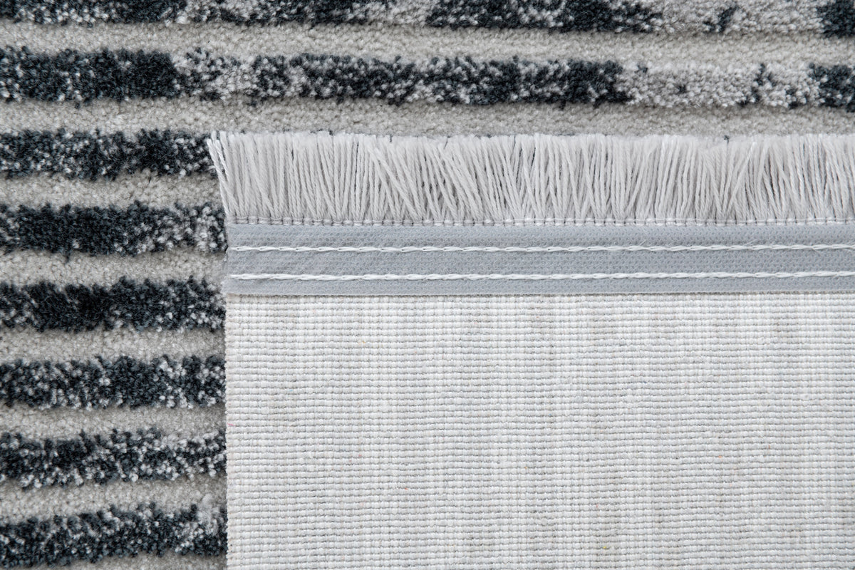 Rechteck Teppich Davos Grecian in Grau von Hadorn™ - Lifestyle Image