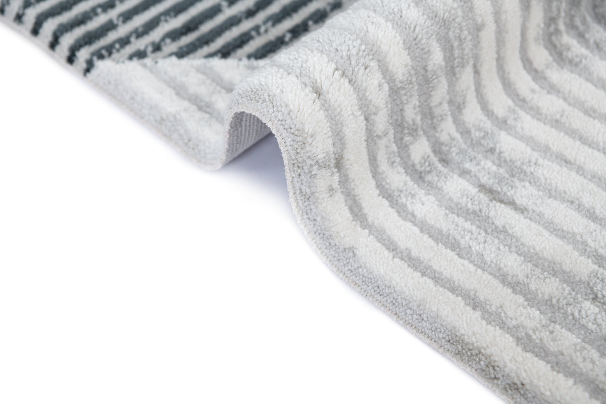 Läufer Teppich Davos Grecian in Grau von Hadorn™ - Lifestyle Image