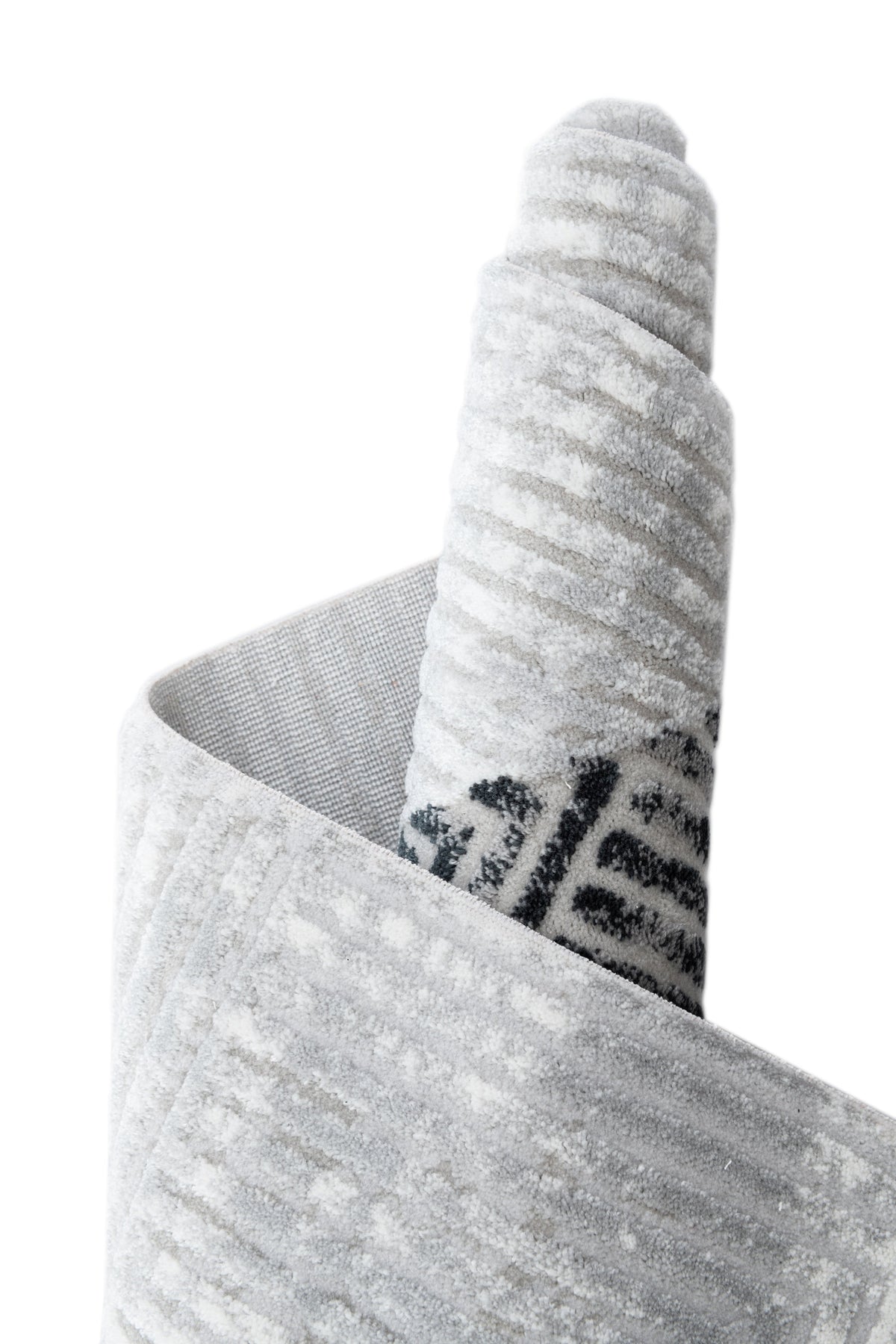 Läufer Teppich Davos Grecian in Grau von Hadorn™ - Lifestyle Image