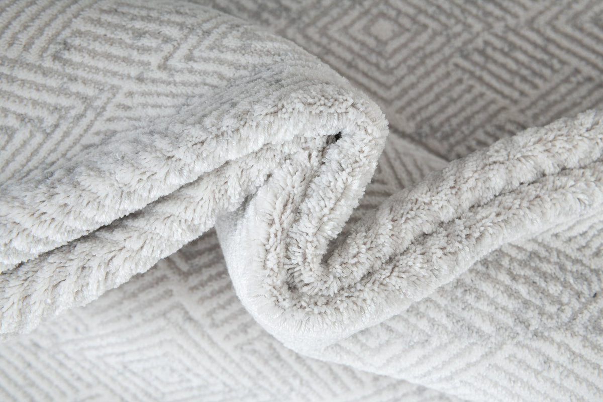 Rechteck Teppich Davos Cilia in Grau von Hadorn™ - Lifestyle Image