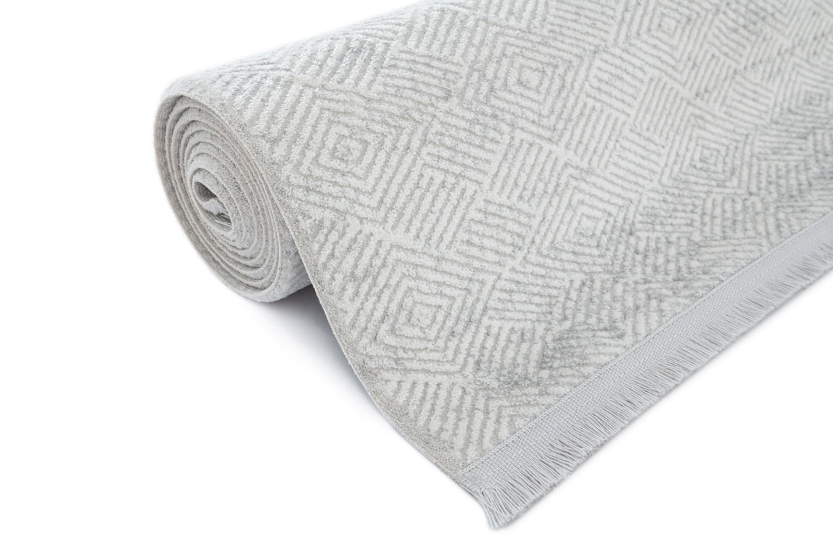 Läufer Teppich Davos Cilia in Grau von Hadorn™ - Lifestyle Image