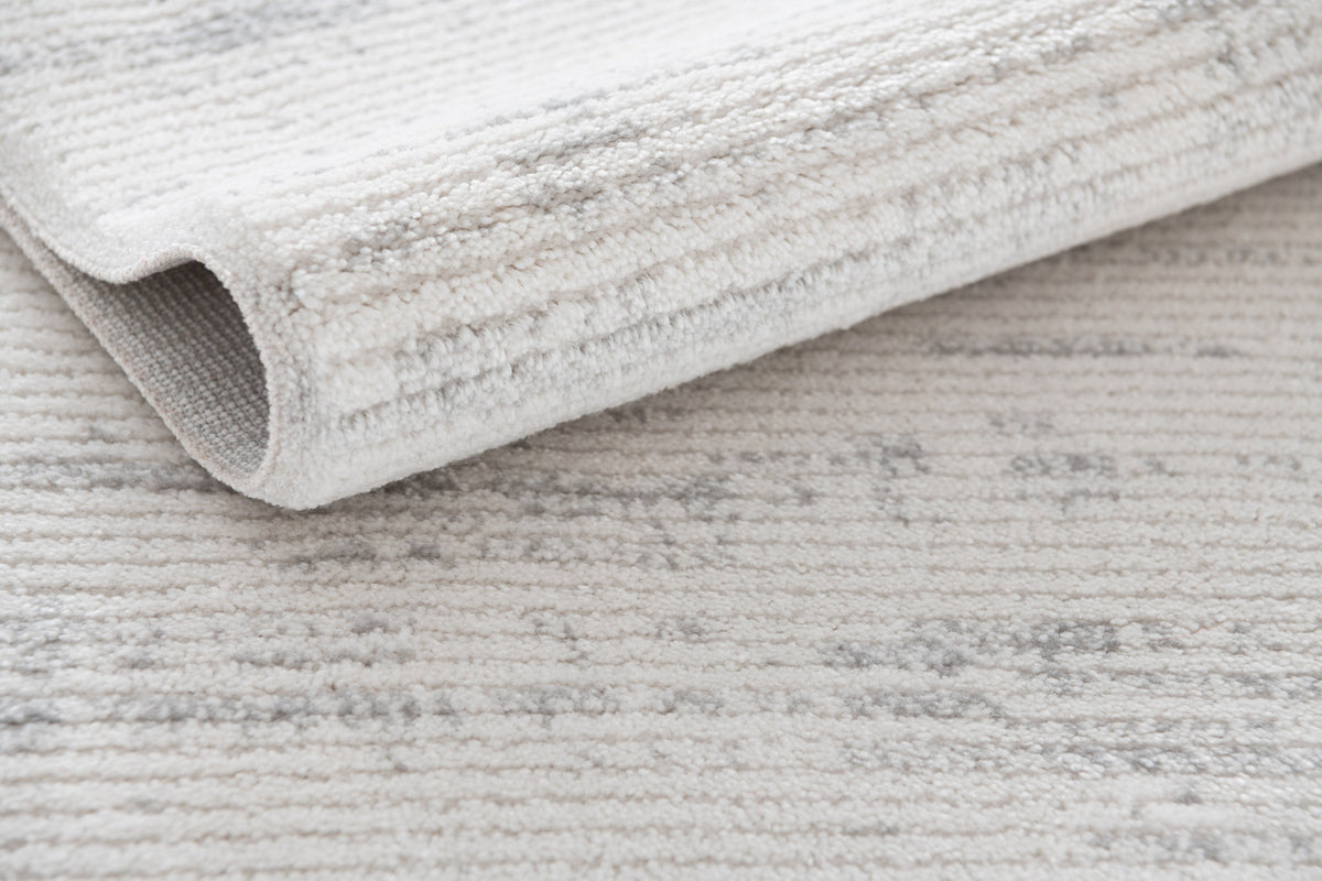 Rund Teppich Davos Linija in Grau von Hadorn™ - Lifestyle Image